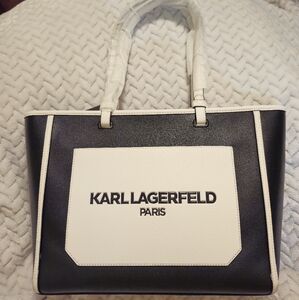 Karl Lagerfeld Paris Maybelle Contrast Tote, NWT